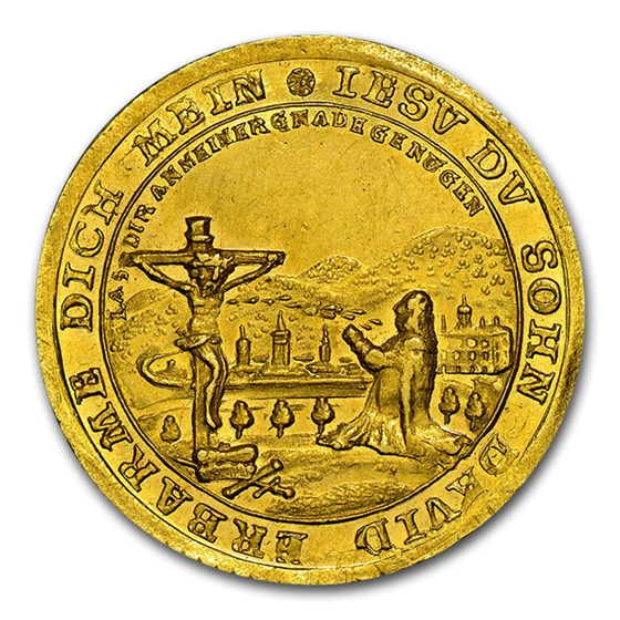 (1745) German State Saxe-Coburg- Saalfeld Gold Ducat MS-61 NGC (1745) German State Saxe-Coburg- Saalfeld Gold Ducat MS-61 NGC